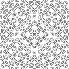 Fototapeta na wymiar Design monochrome grating pattern,black and white patterns.Repeating geometric tiles from stripe elements. black ornament.