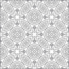 Design monochrome grating pattern,black and white patterns.Repeating geometric tiles from stripe elements. black ornament.