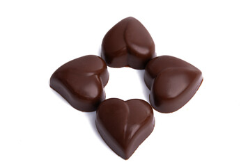 chocolate candy isolated