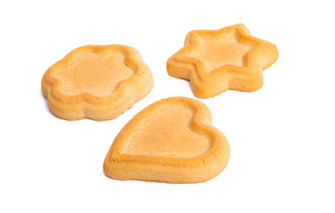 biscuit butter cookies isolated