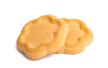 biscuit butter cookies isolated