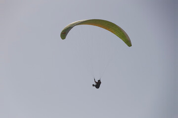 paraglider in the sky