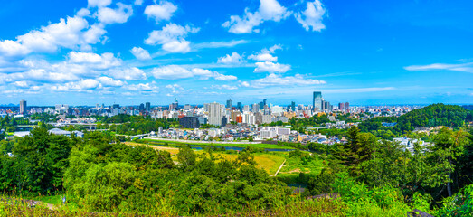 仙台市の都市風景