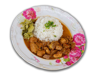 Thai Chinese Mixed Noodle Soups and Rice Dishes 