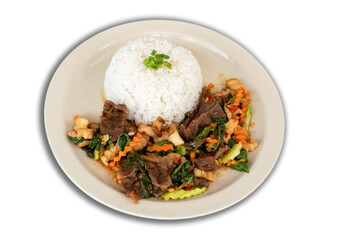 Thai Chinese Mixed Noodle Soups and Rice Dishes 