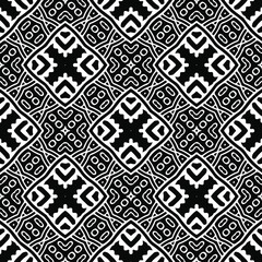Flower geometric pattern. Seamless vector background. White and black ornament. Ornament for fabric, wallpaper, packaging. 

Decorative print.
