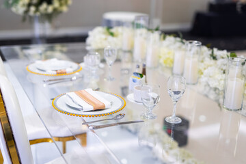 wedding table setting