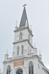 Fototapeta na wymiar CHIJMES Square Singapore, Singapore Church Building, The Gate, Gateway