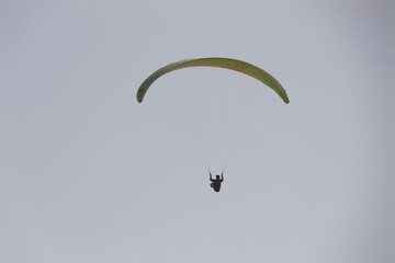 paraglider in the sky