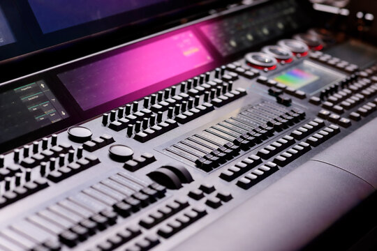 keys, faders, encoders, and screens