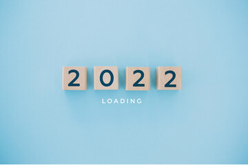 Loading new Year 2022 Background