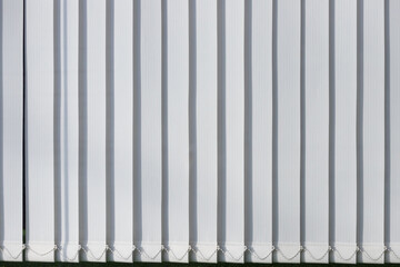 white vertical curtain. vertical blind of modern office.