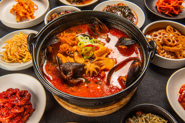 오랜 시간 끓여 맛있는 국물 요리