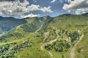 Foto op Canvas Caucasus mountain near the Georgian Military Highway, HDR Image © mehdi33300
