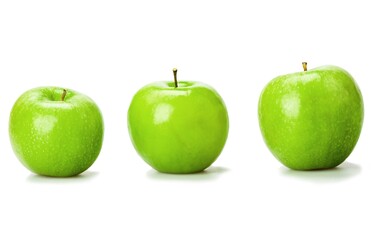 Three Green Apples