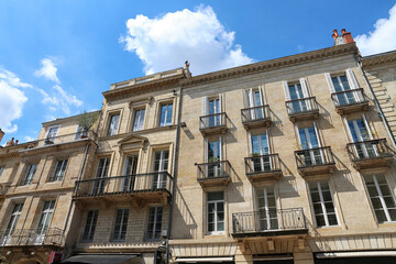 Fototapeta premium France - Bordeaux - Historical Center - uptown facades