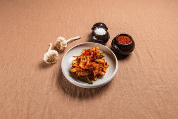 신선한 재료로 만들어 밥과 먹어도 맛있고 고기와 함께 먹어도 맛있는 한국 겉절이 김치