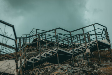 Stairway to heaven in Bulgarian hills.