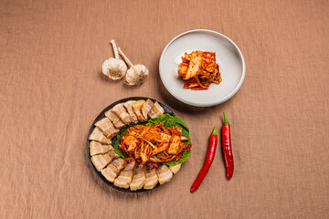 신선한 재료로 만들어 밥과 먹어도 맛있고 고기와 함께 먹어도 맛있는 한국 겉절이 김치