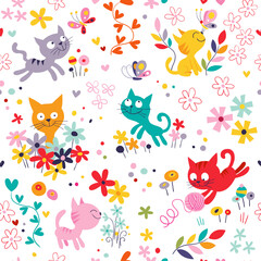 Seamless repeat pattern background
