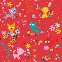 Seamless repeat pattern background
