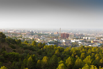 Views of the Baix Llobregat near the city of Barcelona