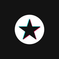 Star button, social media modern design button