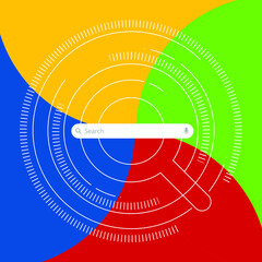 Search Bar - Vector Background Design