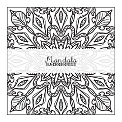 Abstract Background with mandala 