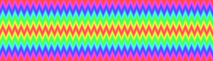 Illustration - panoramic background - rainbow pattern