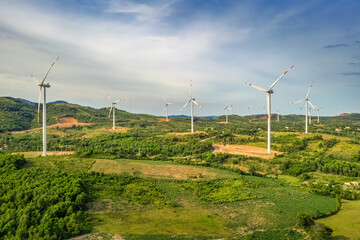 Huong Linh wind farm, Quang Tri, Vietnam