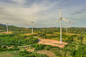 Huong Linh wind farm, Quang Tri, Vietnam