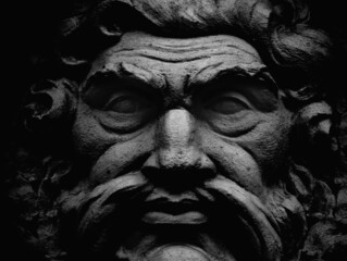 God Zeus. The powerful king of the gods the ruler of mount Olympus.