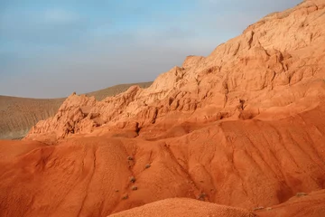  Rode Bergen Boguty. Kazachstan. Marslandschappen © Tatyana_Drujinina
