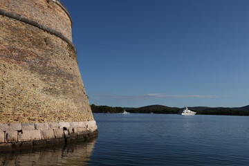 Fortress of St. Nicholas at the entrance to Sibenik Bay, Croatia