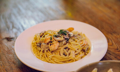 pasta with mushrooms