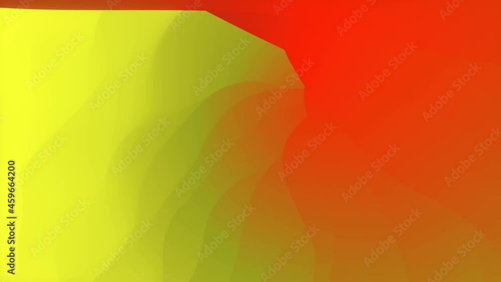 Poster colored flat wavy background seamless loop animation 3d rendering 4k uhd