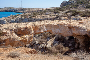 kamara tou koraka stone arch in ayia napa, cyprus