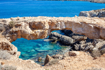 kamara tou koraka stone arch in ayia napa, cyprus