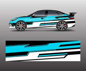 Sport car racing wrap design. vector design. abstract Racing graphic vector for sport car wrap design