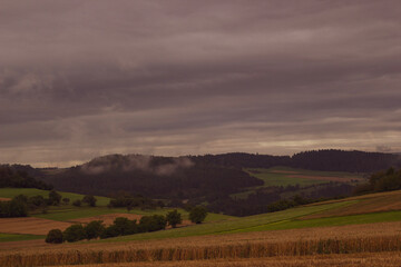 Obraz premium sunset in the mountains