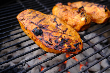 Grilling Chicken