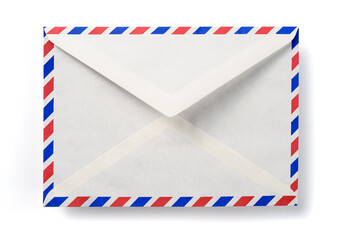 air mail envelope, rear