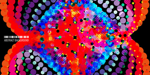 Geometric colorful abstract background vector template