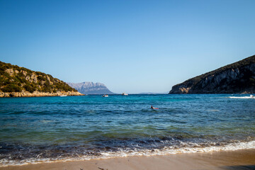 Fototapeta na wymiar At the beach, Sardinia, Italy
