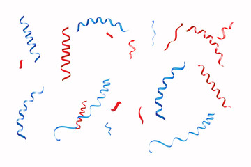 Serpentine and confetti decorative set.