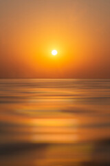 Fototapeta na wymiar Sunset at sea in the evening. Canakkale Turkey.