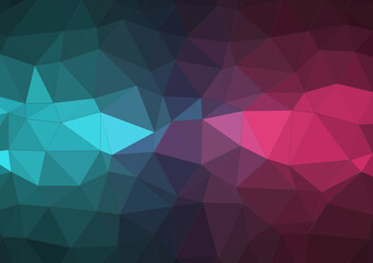 Obraz premium Abstract low polygon background, modern triangular mosaic