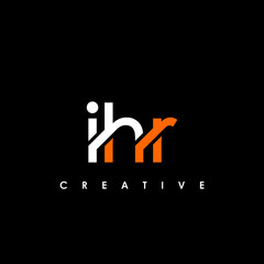 IHR Letter Initial Logo Design Template Vector Illustration