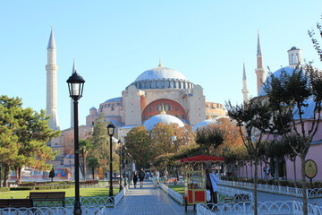 Hagia Sophia mosque view,istanbul